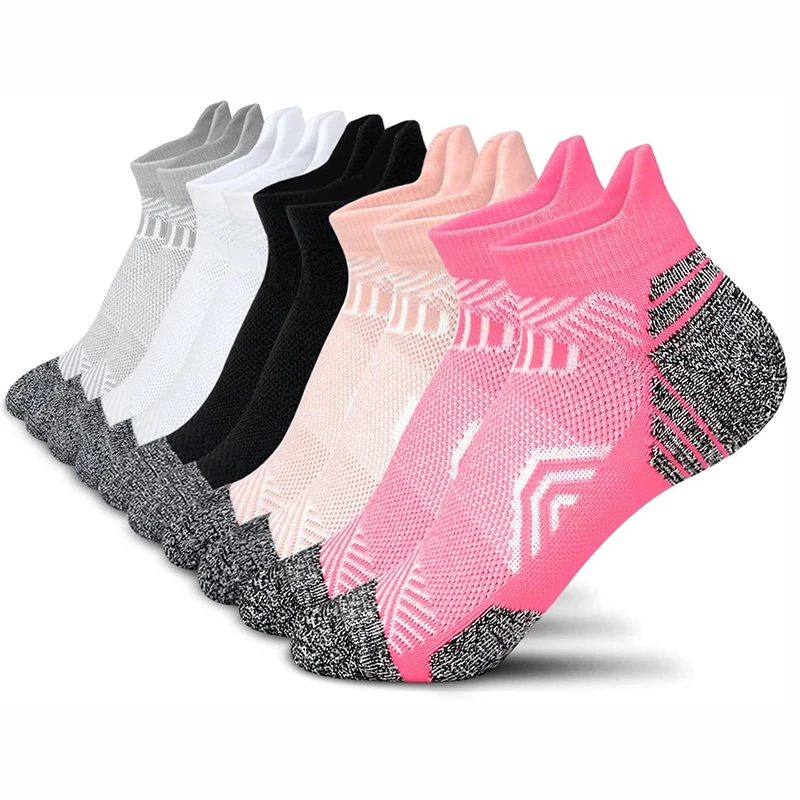 Ankle Brace Sock - 5 ペア パフォーマンス アスレチック アンクル ソックス