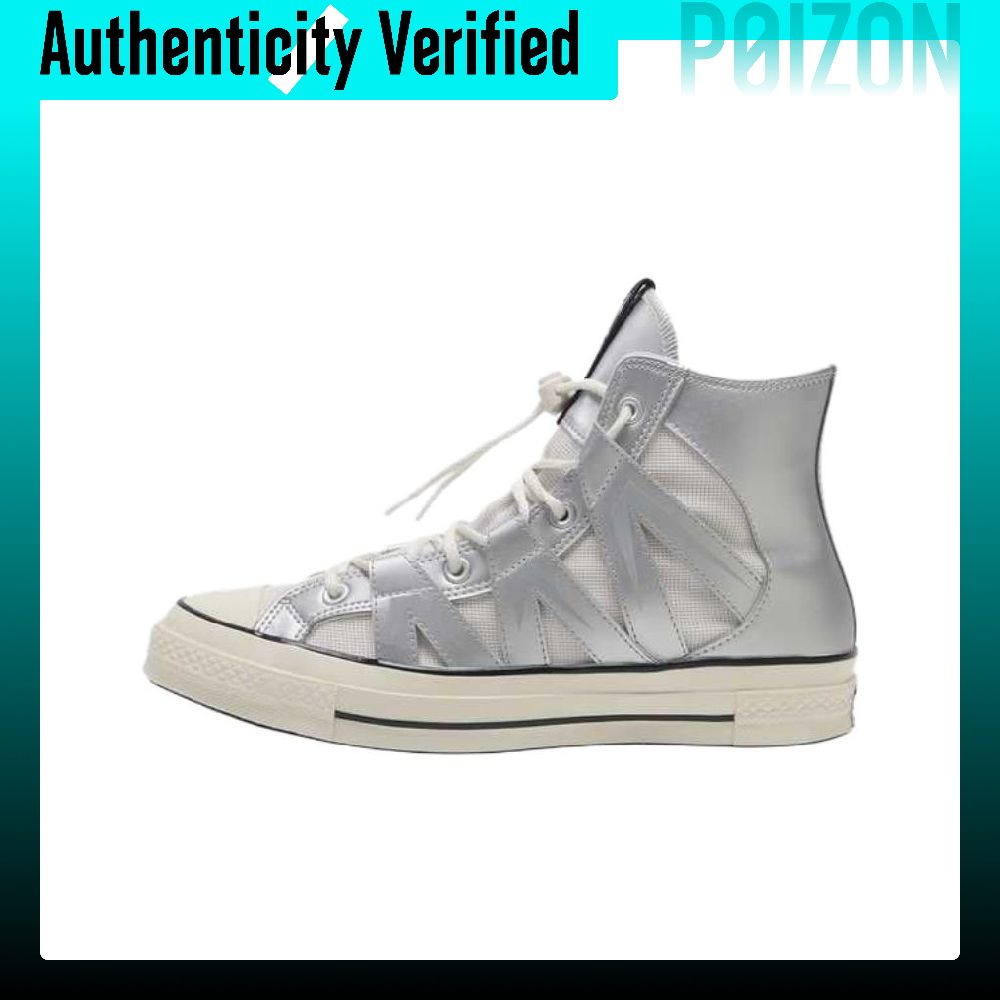 Converse Shoes Chuck 70 - コンバース チャック 70 通気性ハイカットスケートボードシューズ ユニセックス シルバー