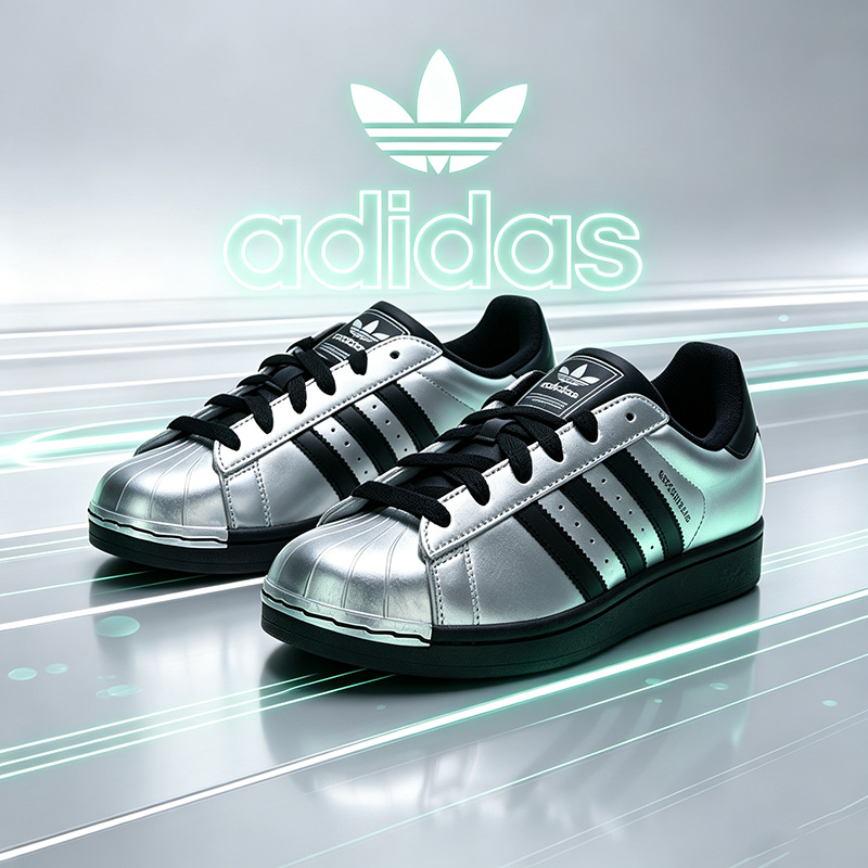 Adidas Shoes Superstar - アディダス クローバー レディース 本革シューズ - 新しいスーパースター