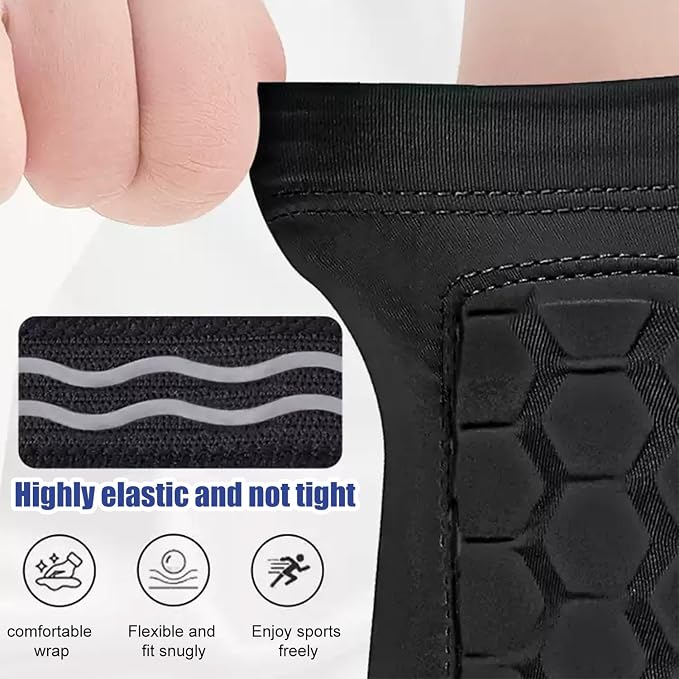 サッカー用シンガード1組、ハニカムパッド付き軽量シンガード、 - Compression Sleeve Calf のレビューと価格