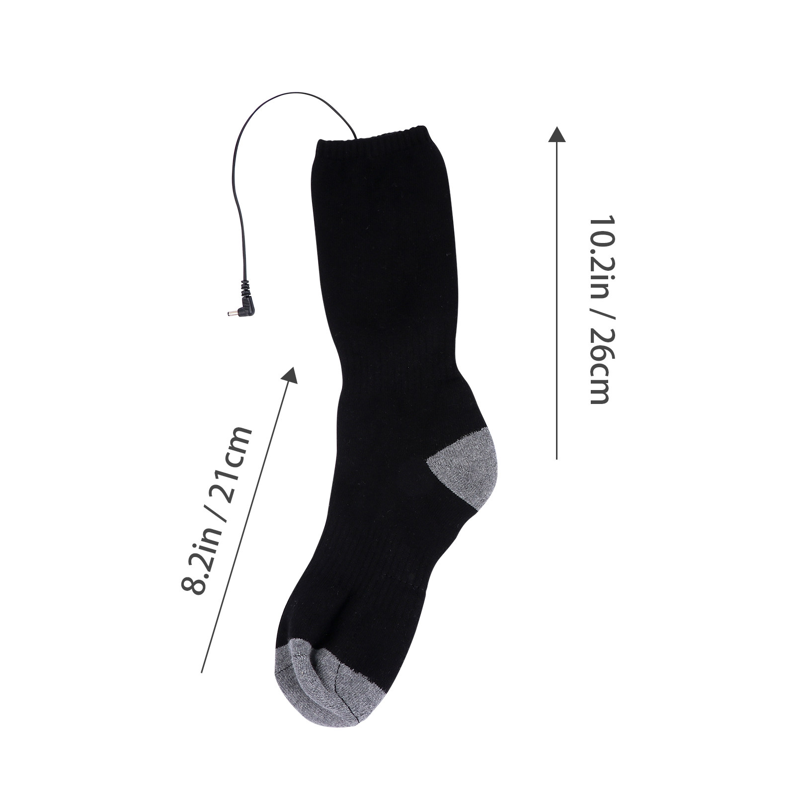 1組の電熱靴下。足元を暖かく保ち、USBで充電可能。安全で快 - Thermal Sock Winter のレビューと価格