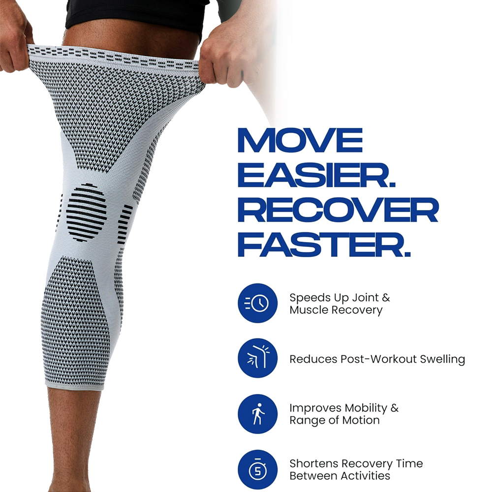 1pc ロングコンプレッションレッグスリーブ フルレッグスリ - Compression Sleeve Calf のレビューと価格