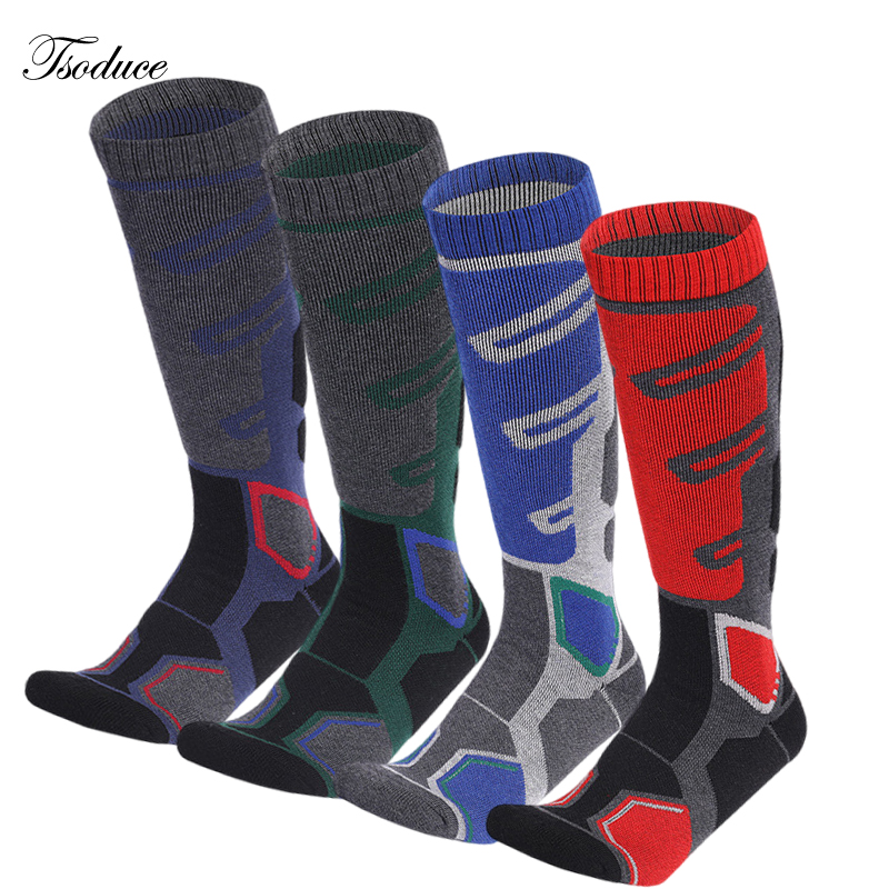 1 ペアメリノウールサーマルソックス男性女性冬ロング暖かい圧 - Wool Hiking Sock のレビューと価格