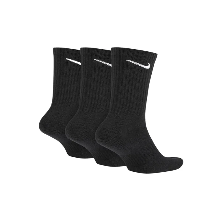 ナイキ 3足セット クルーソックス 男女兼用 伸縮性のあるリ - Cotton Crew Sock Pack のレビューと価格