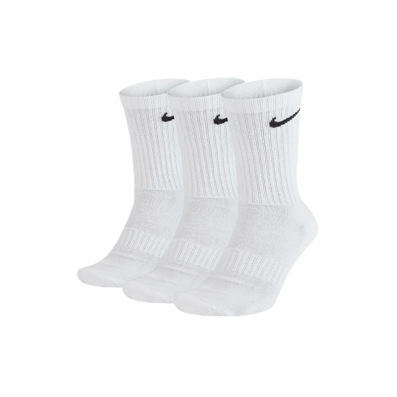 ナイキ 3足セット クルーソックス 男女兼用 伸縮性のあるリ - Cotton Crew Sock Pack のレビューと価格