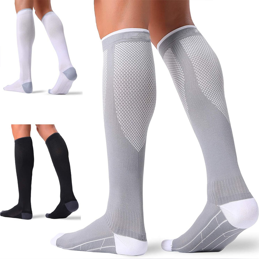 3/1ペア 20-30mmHg 圧縮ソックス、循環サポートふ - Compression Sleeve Calf のレビューと価格