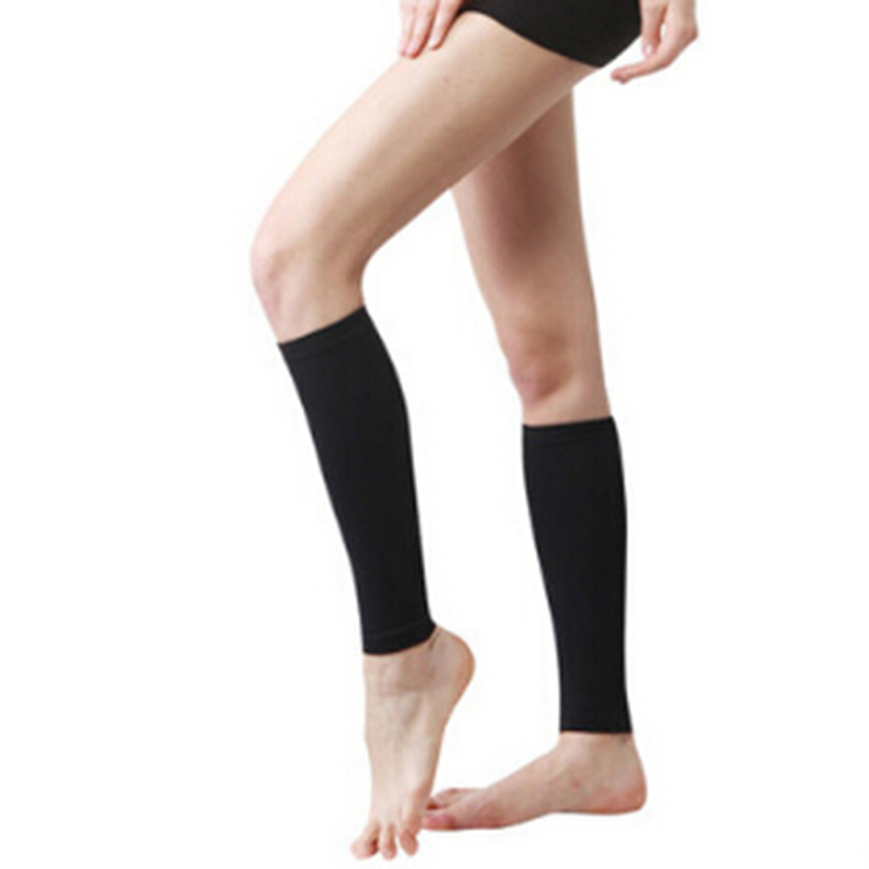 2個セット/ロット エラスティック オープン トゥ ニーハイ - Compression Sleeve Calf のレビューと価格