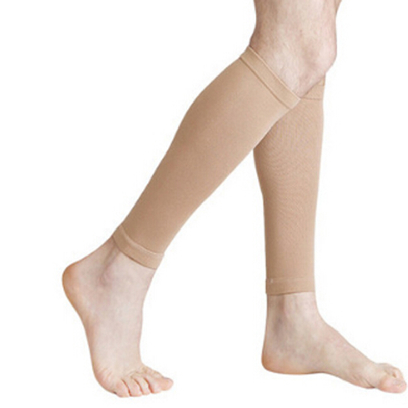 2個セット/ロット エラスティック オープン トゥ ニーハイ - Compression Sleeve Calf のレビューと価格